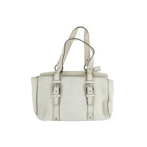 Coach Chalk Pebbled Leather Shoulder Bag Tote F10887
